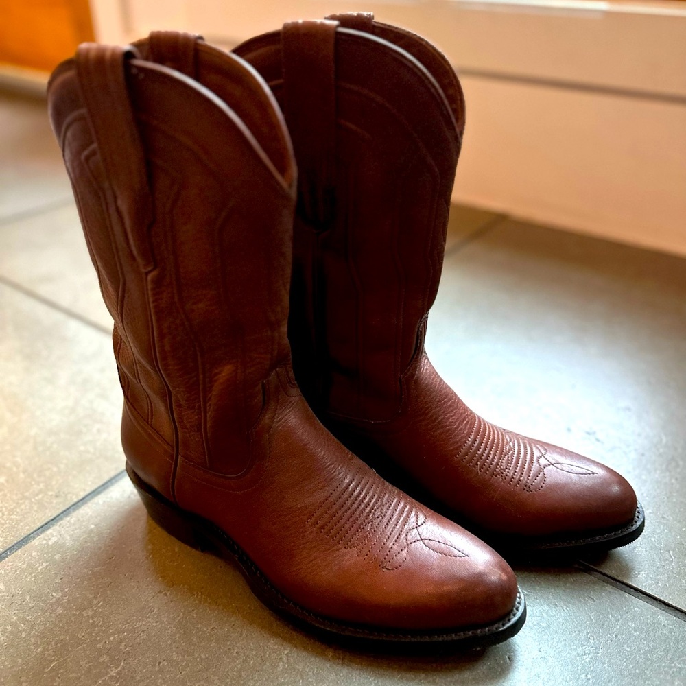 Tecovas Calfskin Boots - Vibram Sole - Men’s US 9